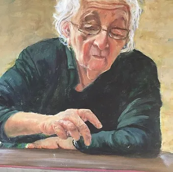 My Anna, painting by Judy Goldie