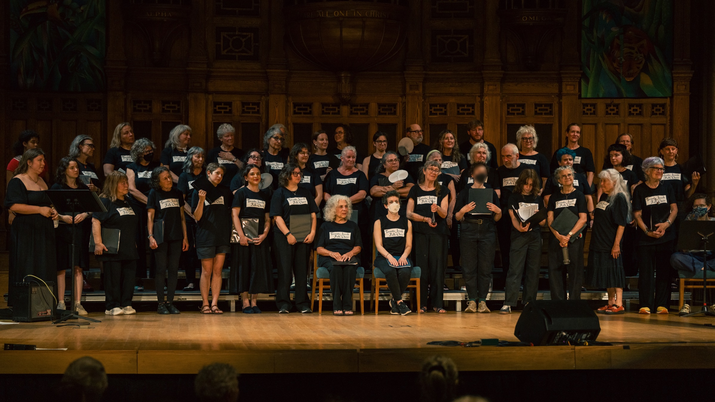 The Toronto Jewish Folk Choir on stage